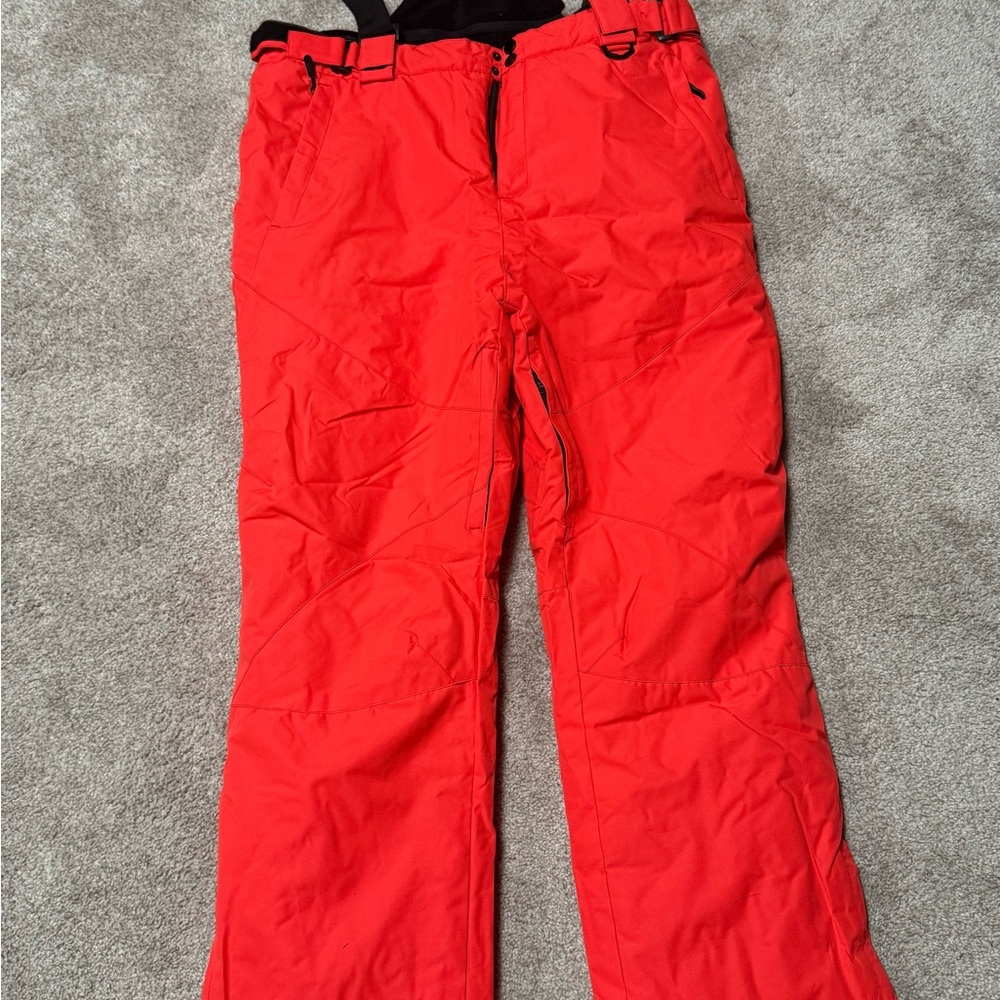 Men's Red Snow Pants
